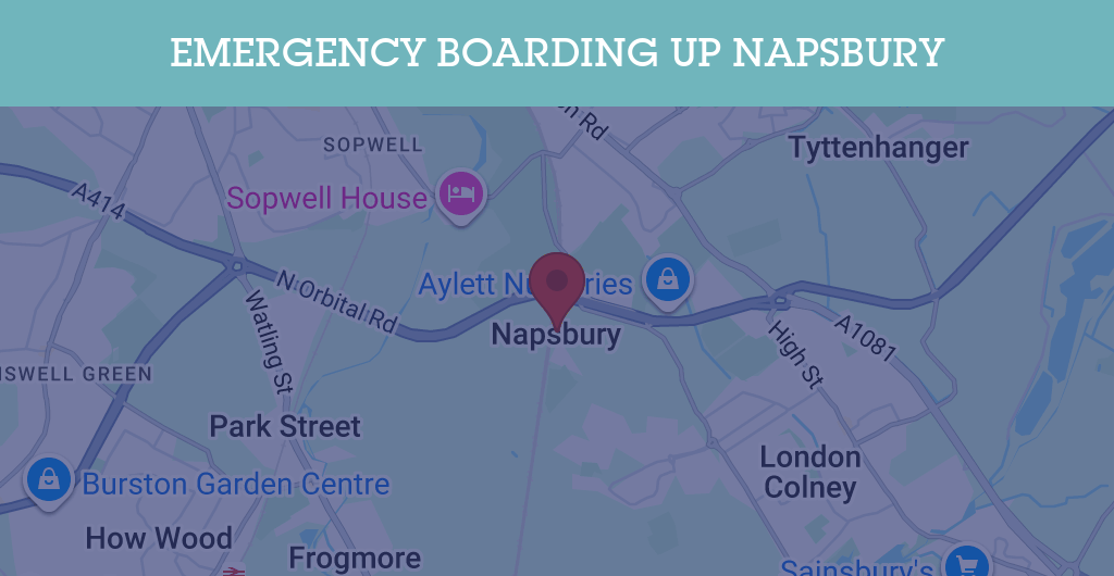 Emergency Boarding Up Services in Napsbury - AL2