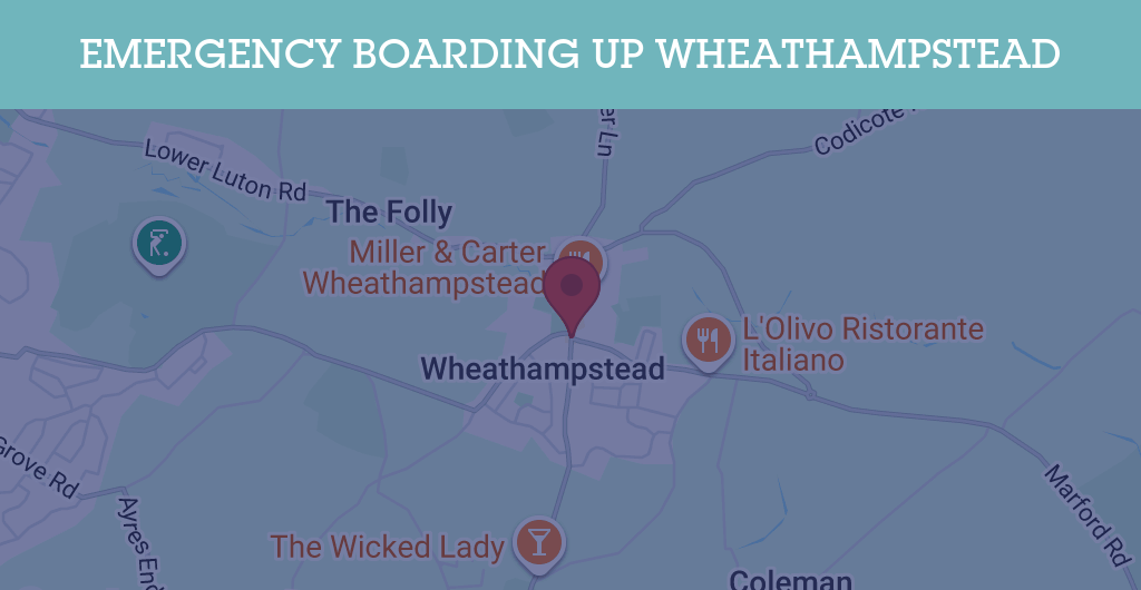 Emergency Boarding Up Services in Wheathampstead - AL4